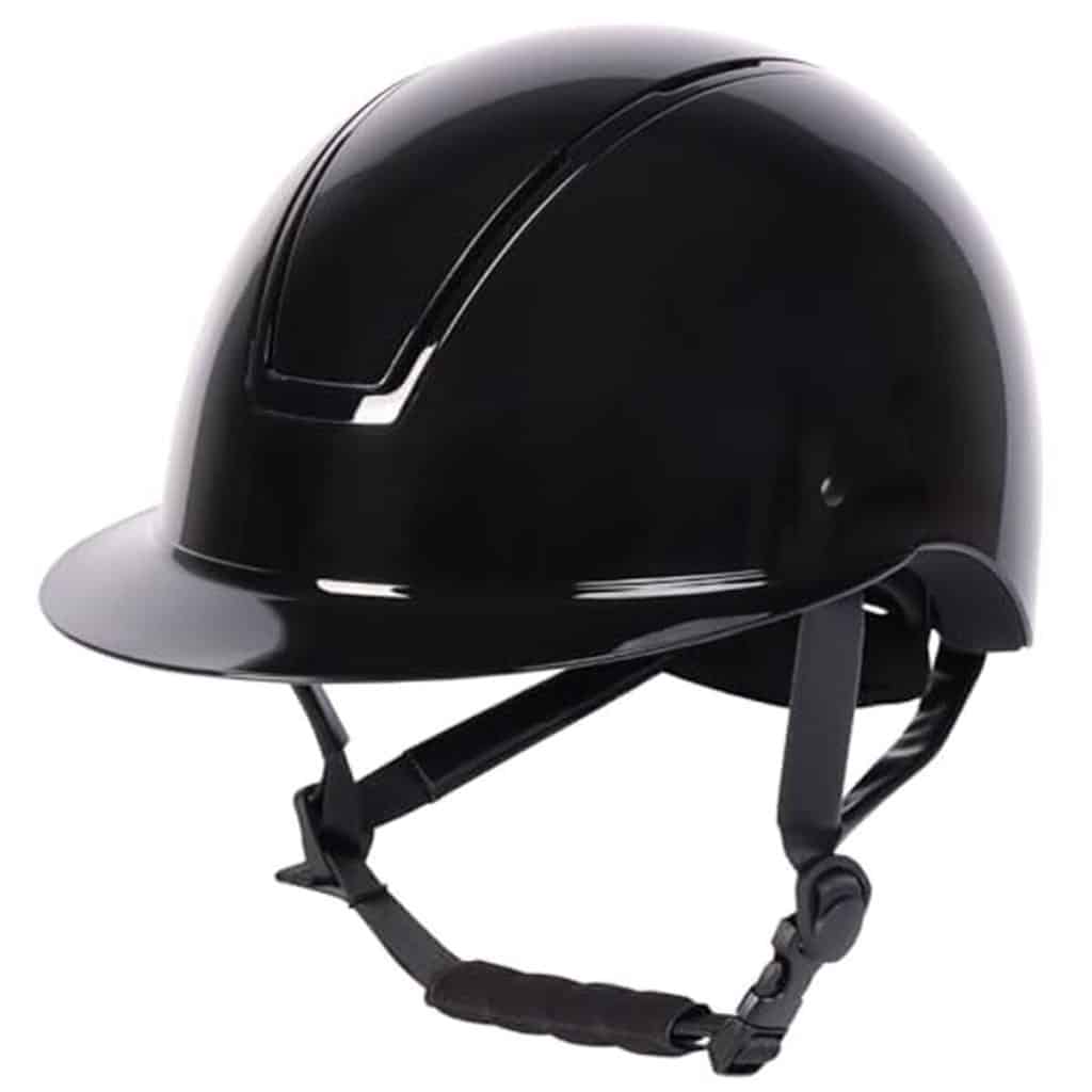 Test du casque d'équitation Royal Glossy Harry's Horse noir 55-57 cm
