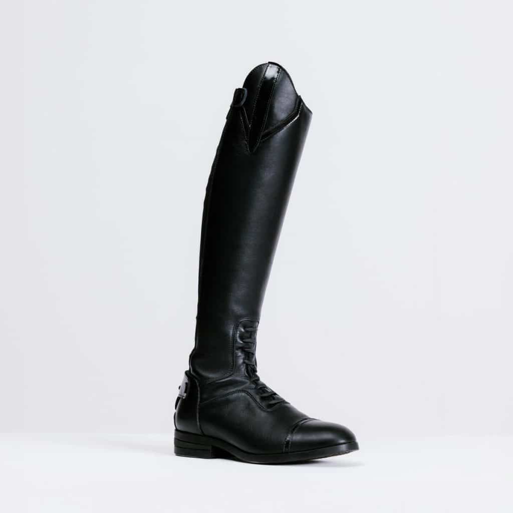 Test bottes équitation cuir femme 900 noires Decathlon