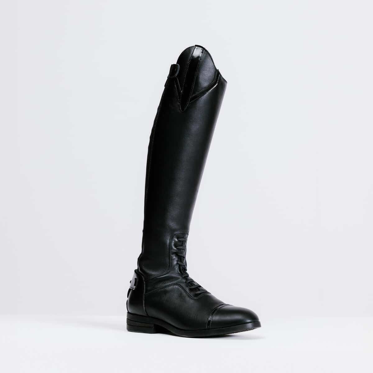 Test bottes équitation cuir femme 900 noires Decathlon