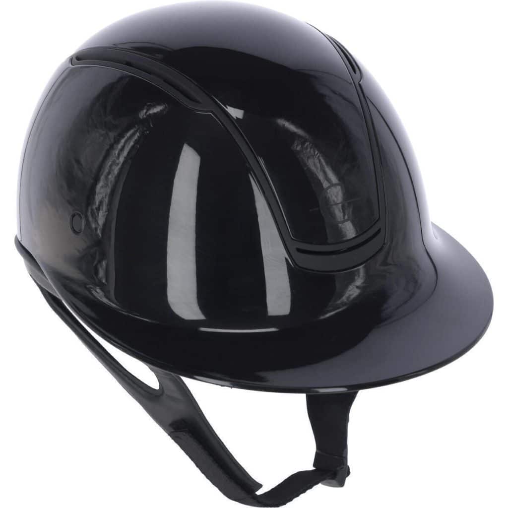 Test du casque d'équitation Decathlon Eclipe polo brillant